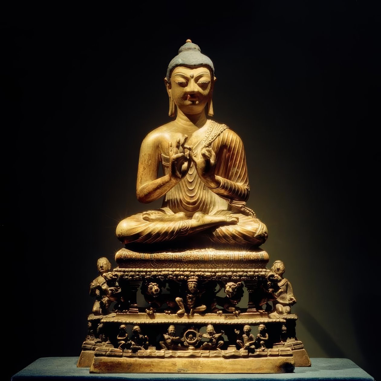 Predigender Buddha / Skulptur, 8. Jhdt. von Unbekannt