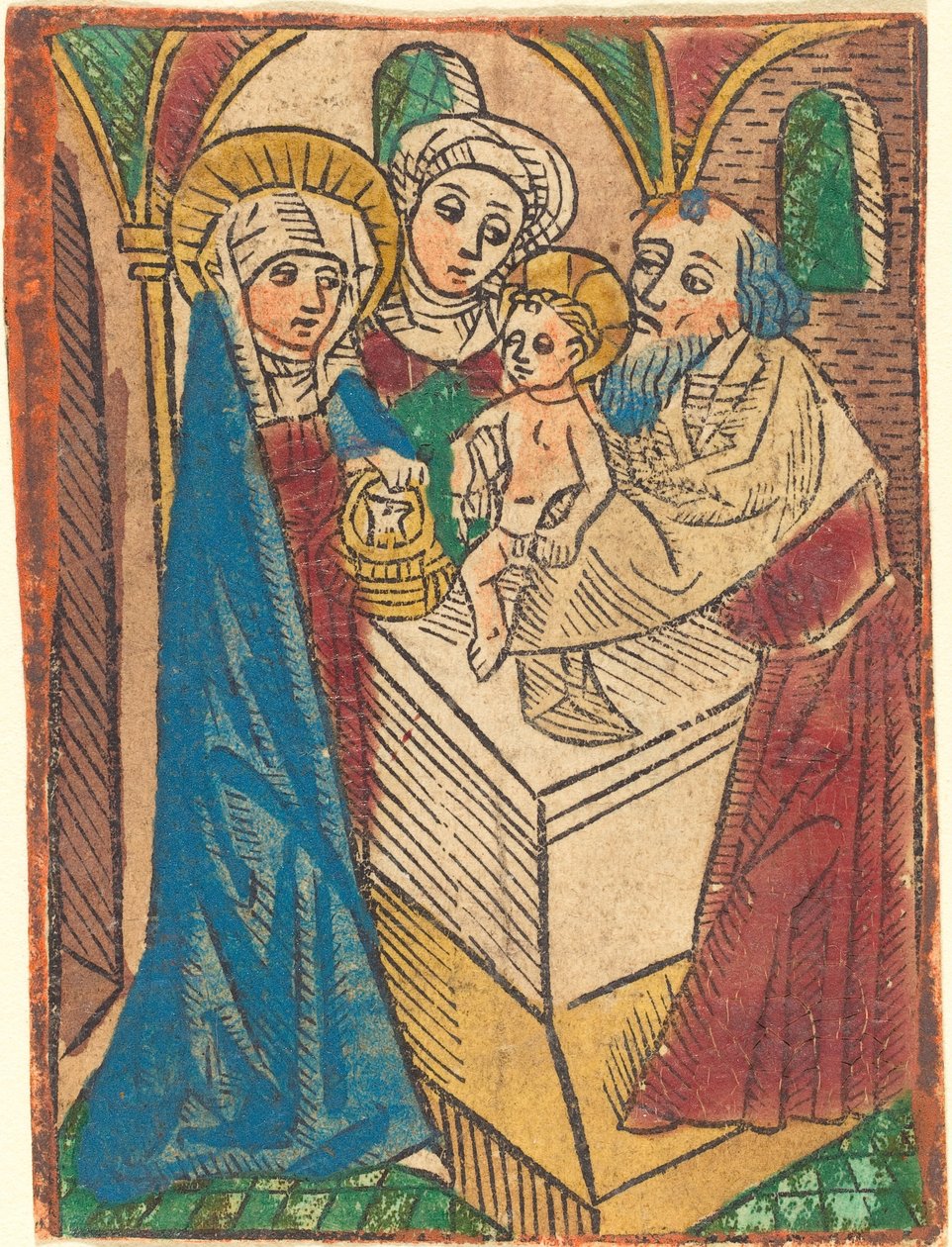 Präsentation, ca. 1490 von Unbekannt