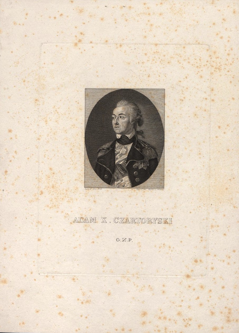 Prinz Adam Kazimierz Czartoryski 1734-1823 von Unbekannt