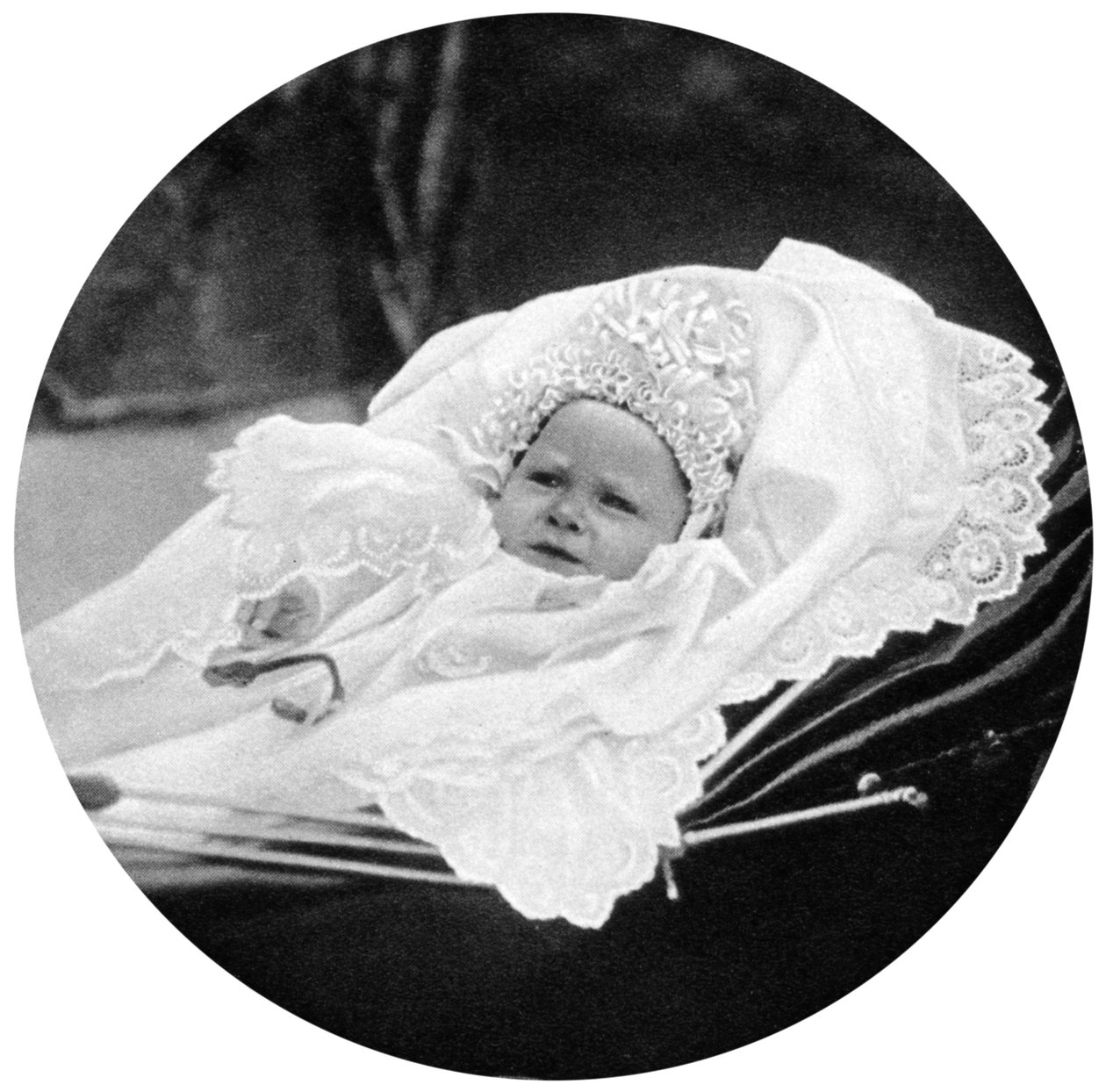 Prinz Albert Windsor im Alter von einem Jahr von Unbekannt