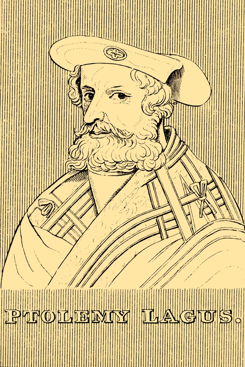 Ptolemaios I. Soter, ca. 367-282 v. Chr., 1830 von Unbekannt