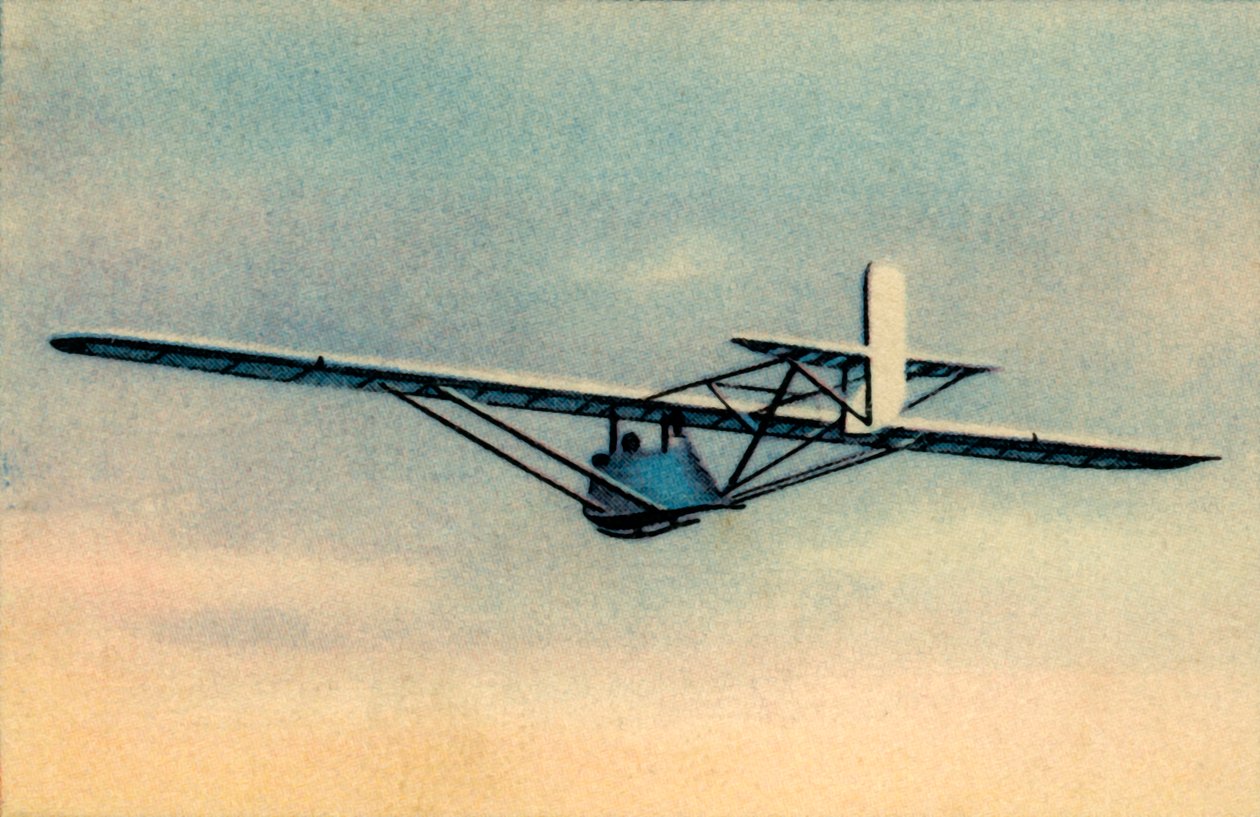 Schüler im getarnten Zögling-Übungssegelflugzeug, 1932 von Unbekannt