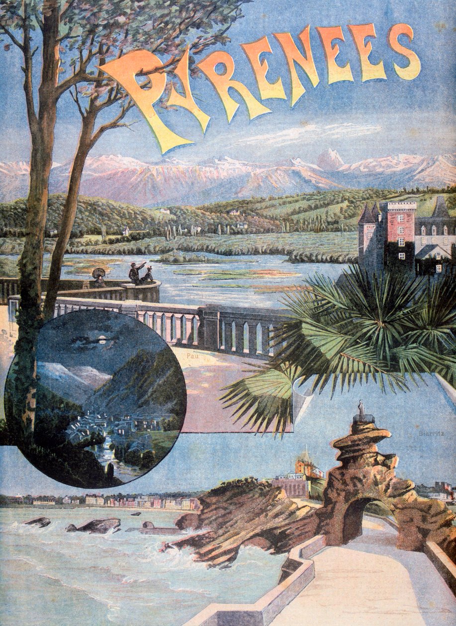 Pyrenäen, 1894 von Unbekannt