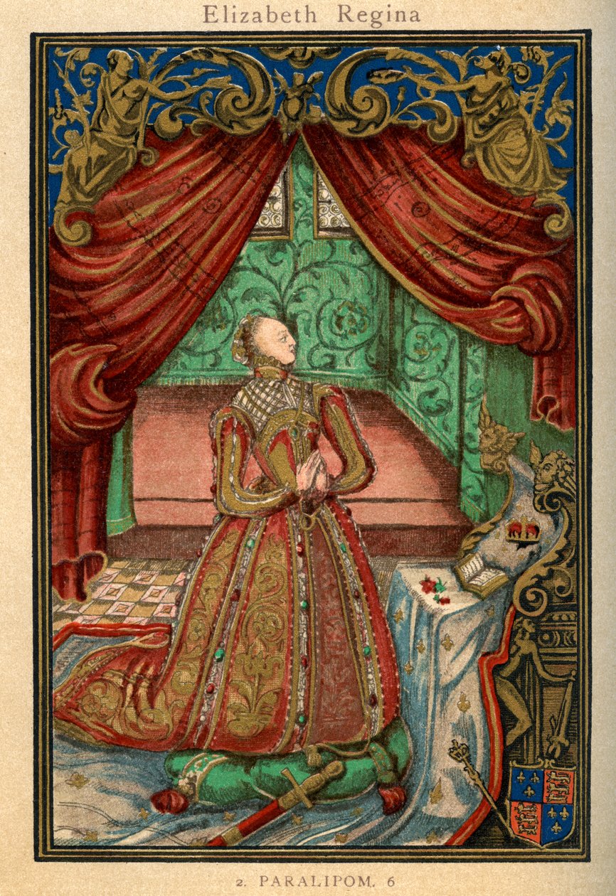 Königin Elisabeth I. beim Gebet von Unbekannt