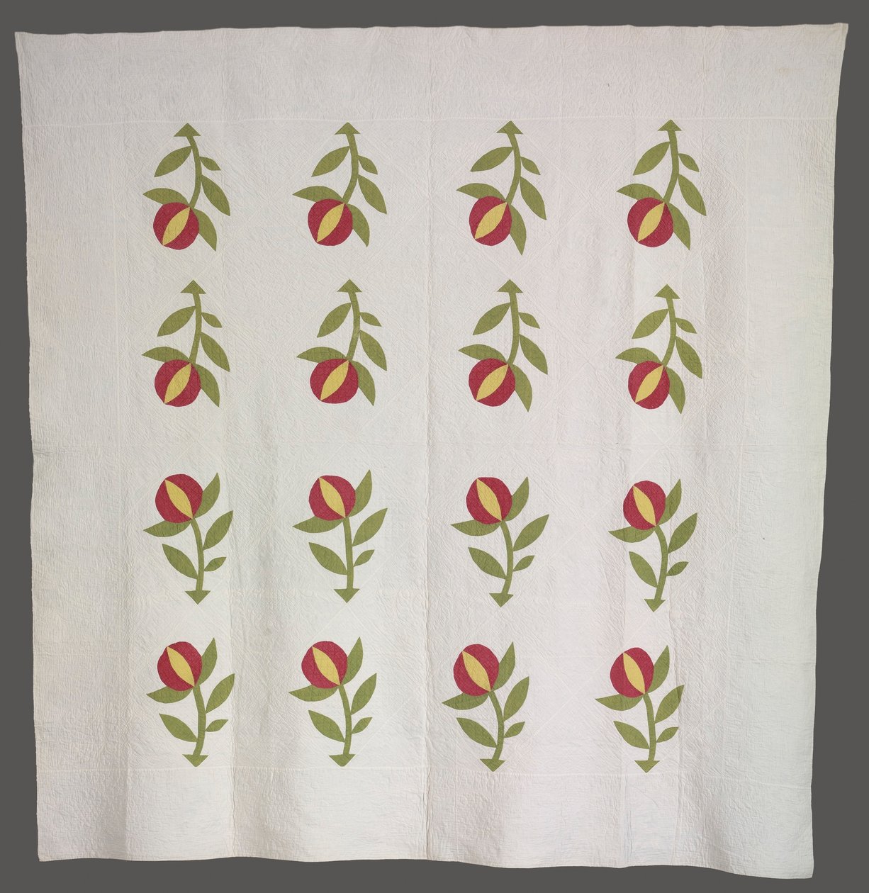 Quilt, um 1880 von Unbekannt