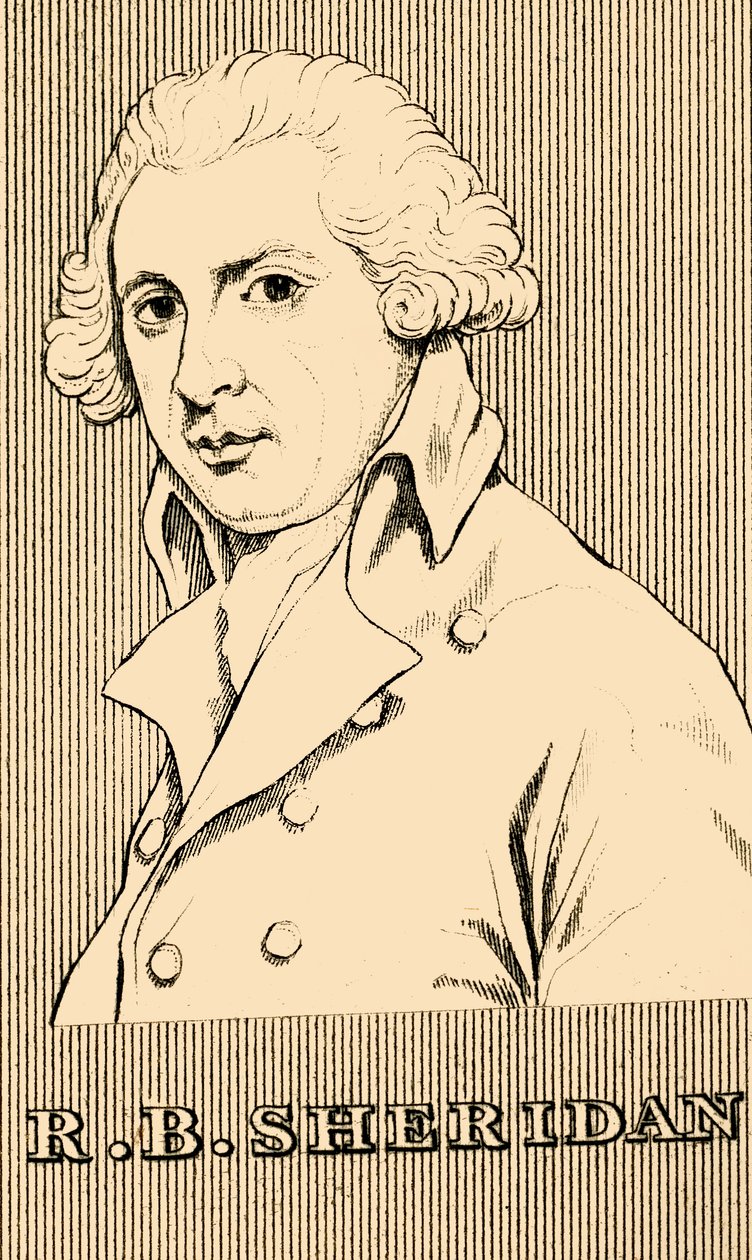 R. B. Sheridan, 1751-1816, 1830 von Unbekannt