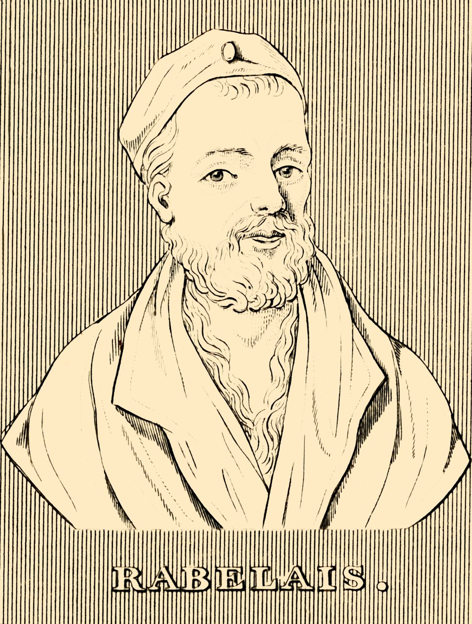 Rabelais, um 1483-1553, 1830 von Unbekannt