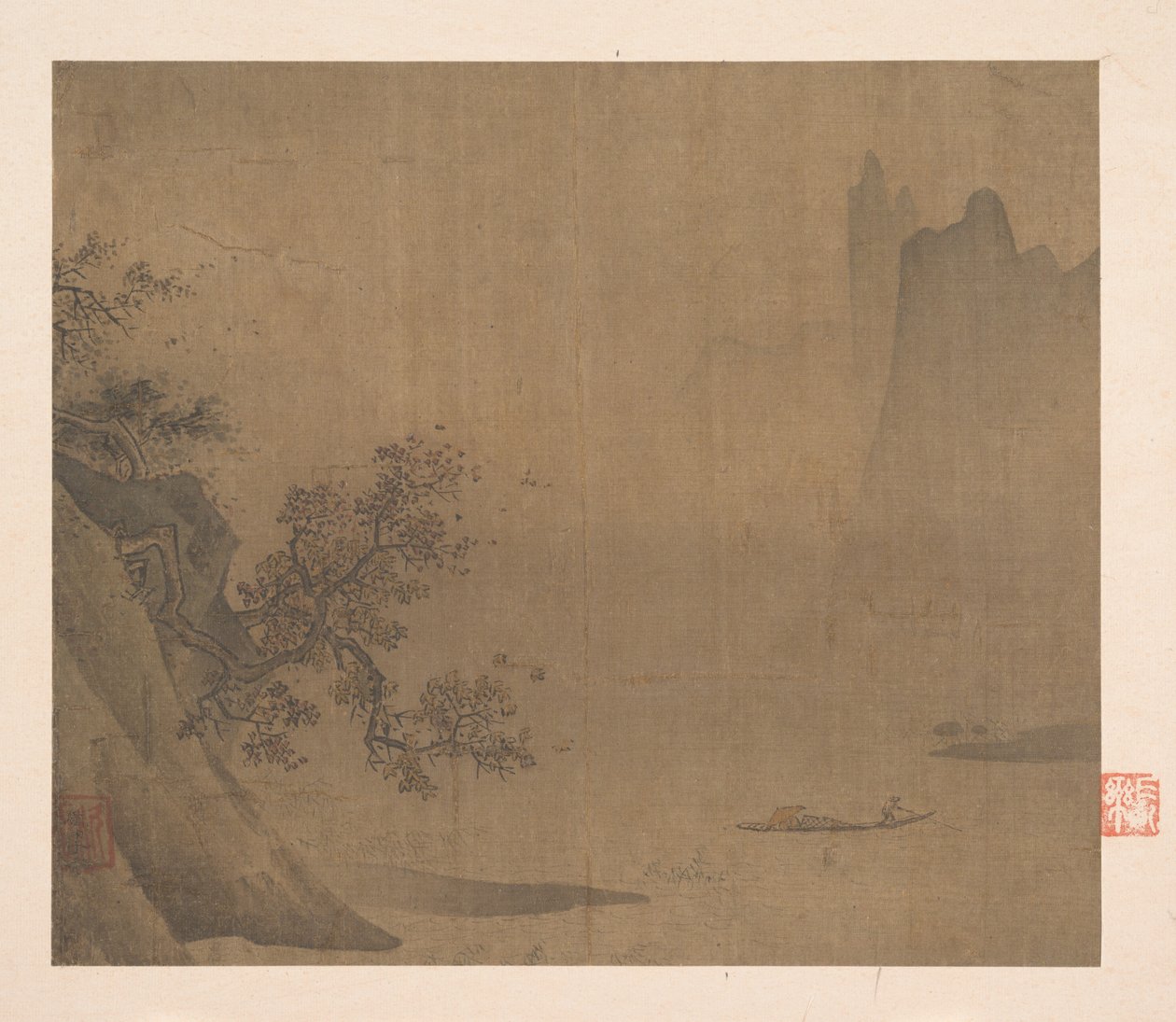 Regnerische Landschaft von Unbekannt