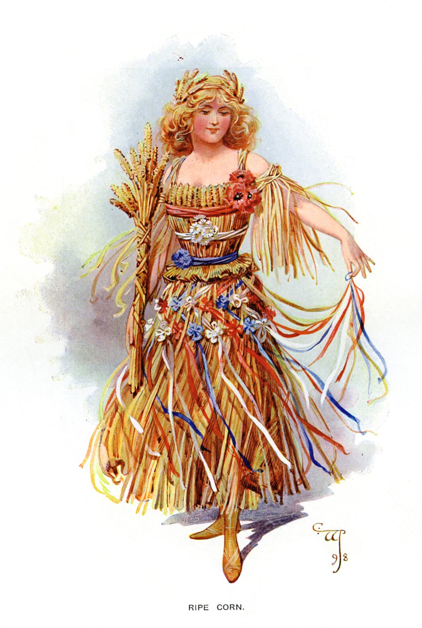Reifer Mais, 1899 von Unbekannt