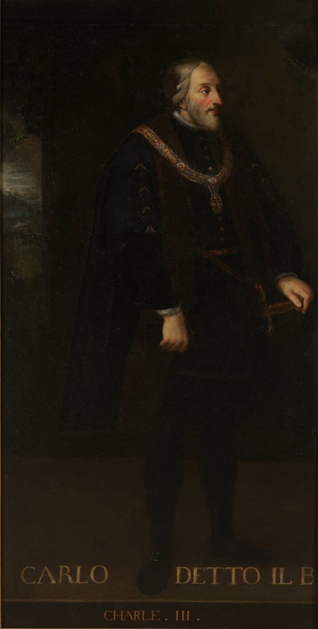 Porträt von Carlo III von Unbekannt