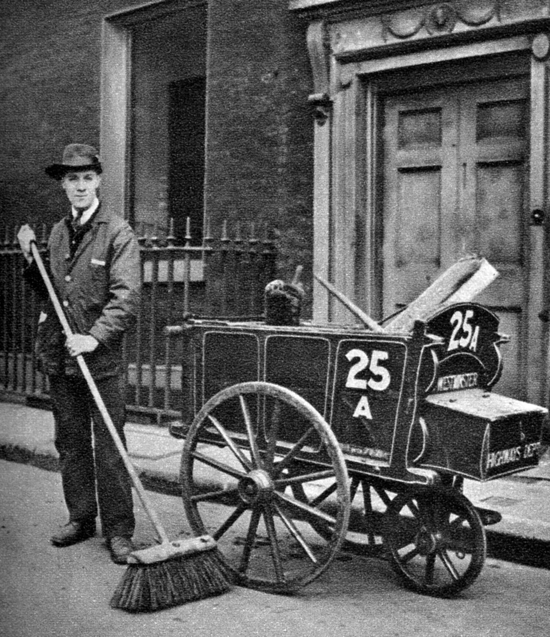 Straßenkehrer, London, 1926-1927 von Unbekannt