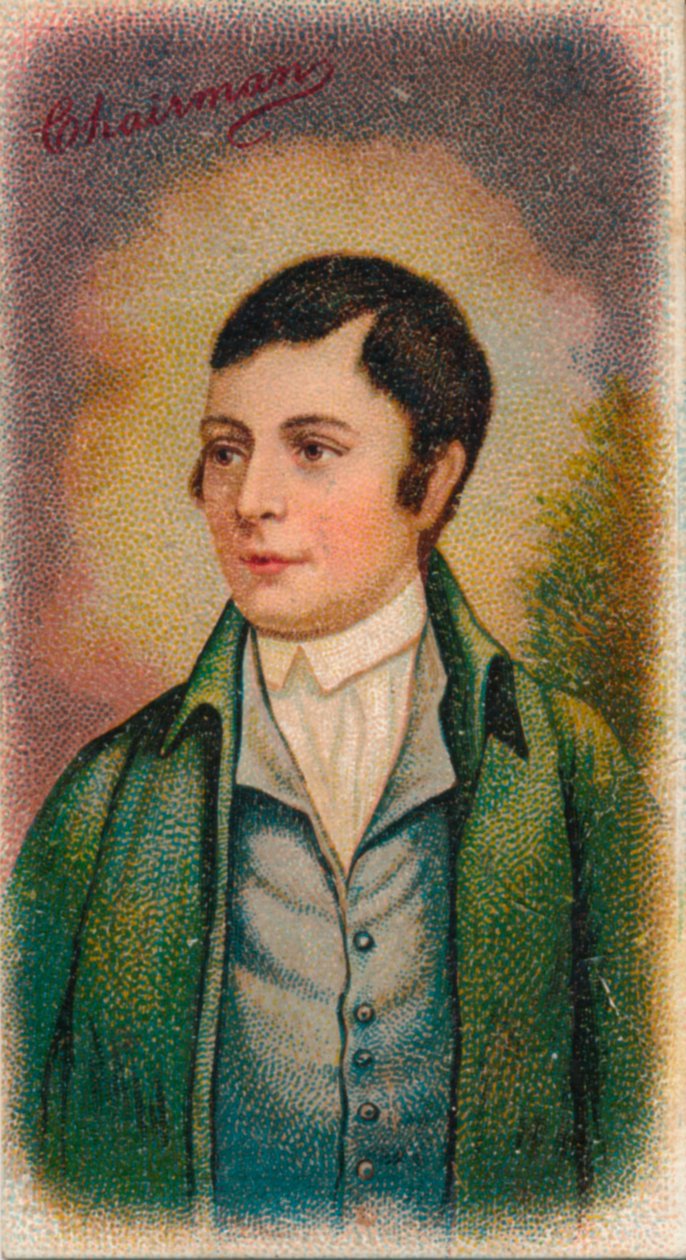 Robert Burns, schottischer Dichter 1759-1796 von Unbekannt