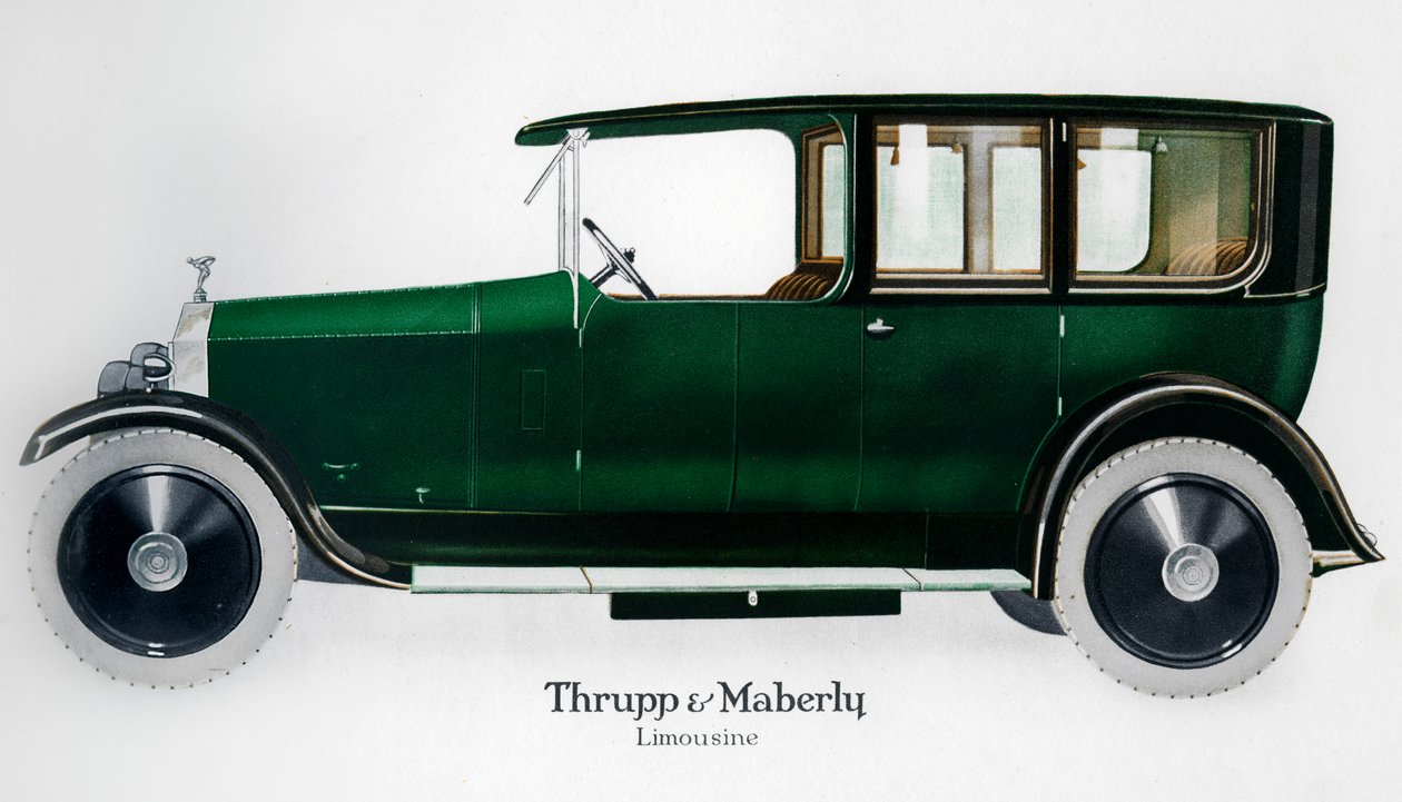 Rolls-Royce Limousine, ca. 1910-1929 von Unbekannt