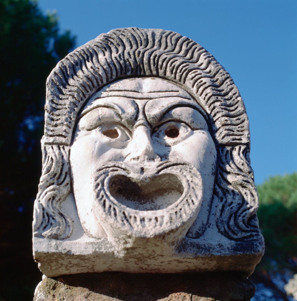 Römisches Amphitheater-Schnitzerei von Unbekannt