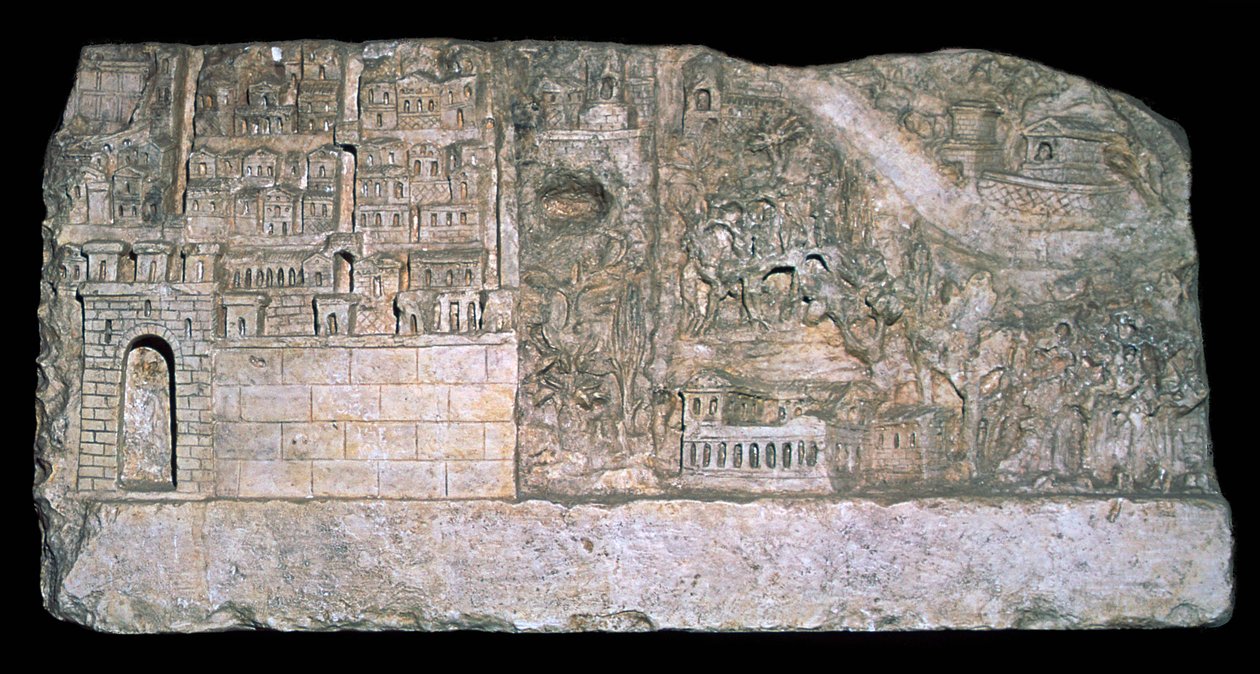 Römisches Relief der Stadt Avezzano von Unbekannt