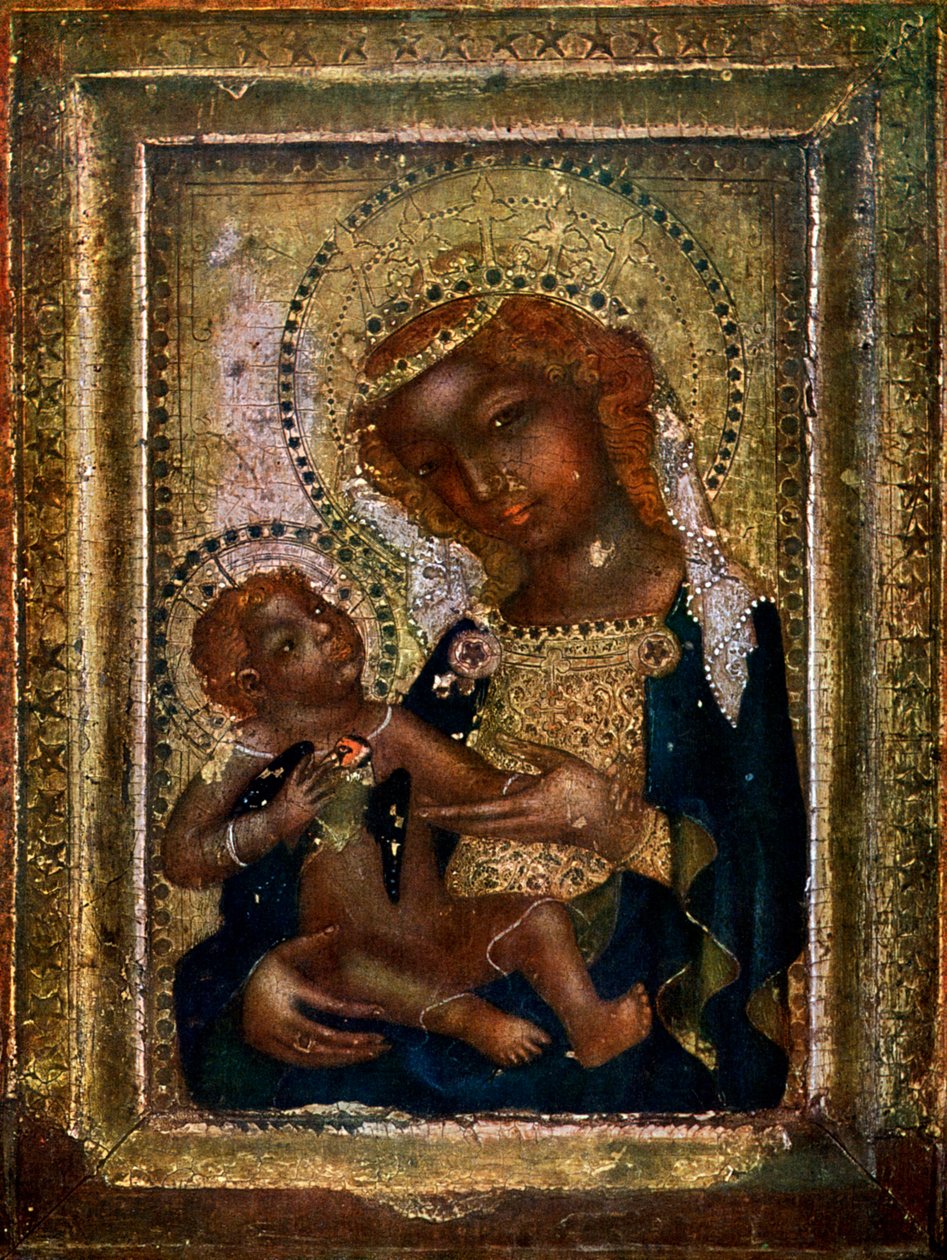 Rom Madonna, um 1360, 1955 von Unbekannt