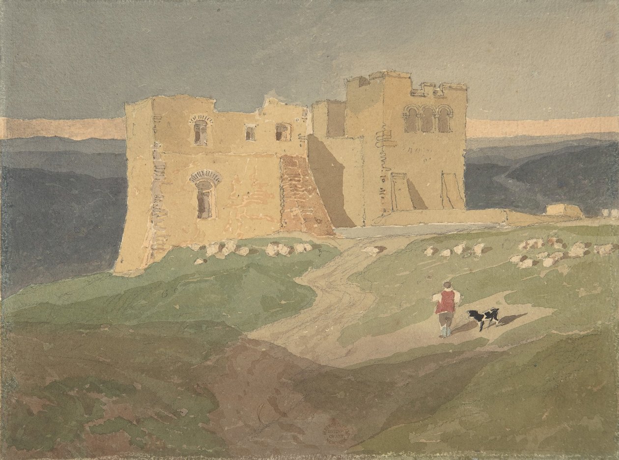Ruine eines Schlosses, 1802-42 von Unbekannt