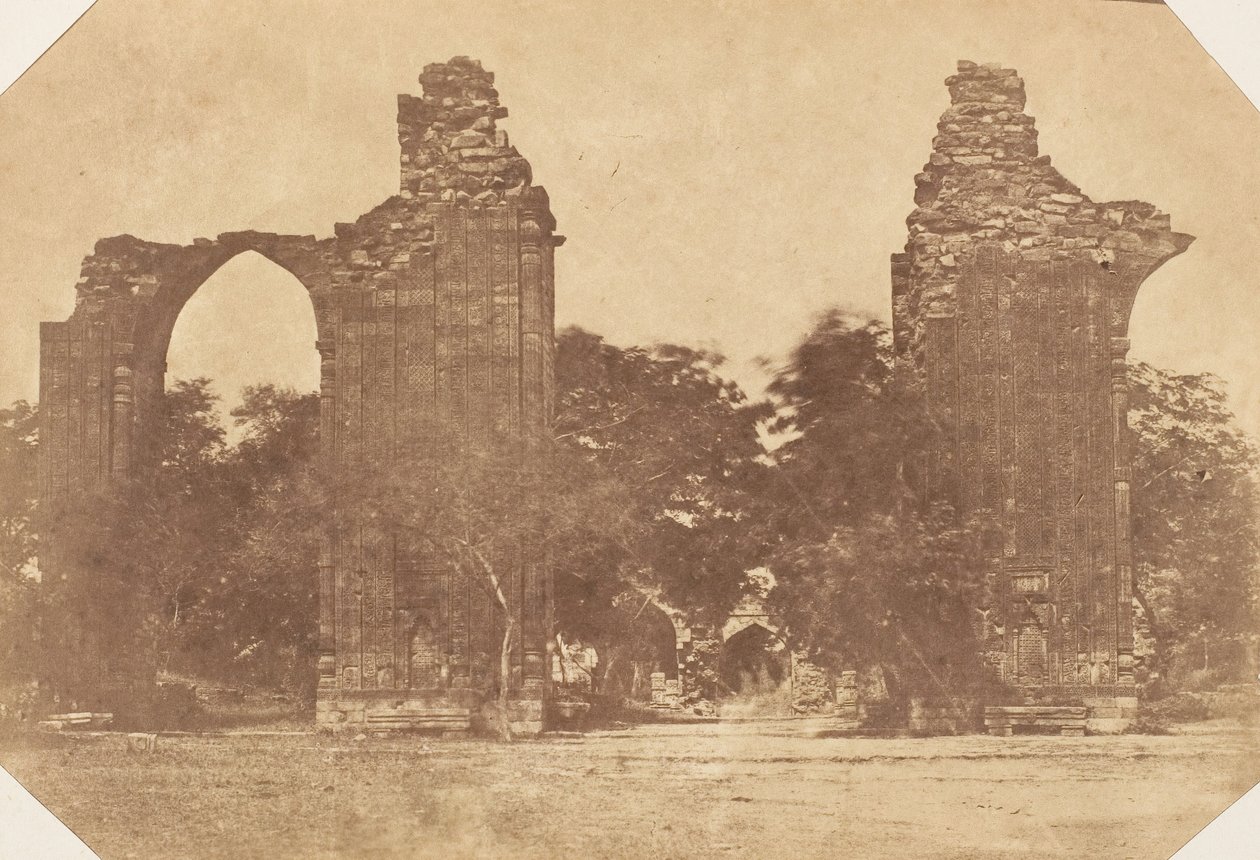 Ruinen in Alt-Delhi, 1850er von Unbekannt