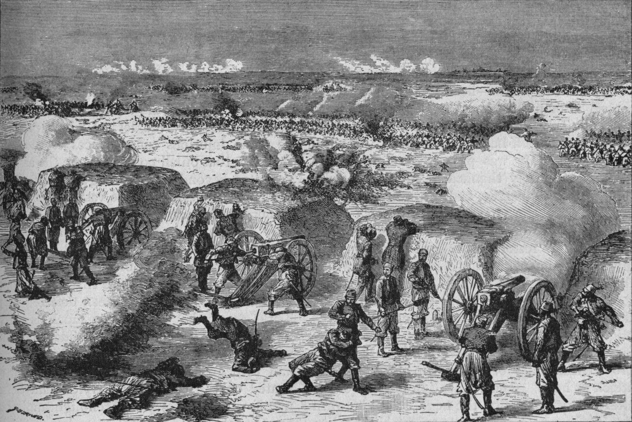 Russischer Angriff auf ein türkisches Reduit, 1902 von Unbekannt