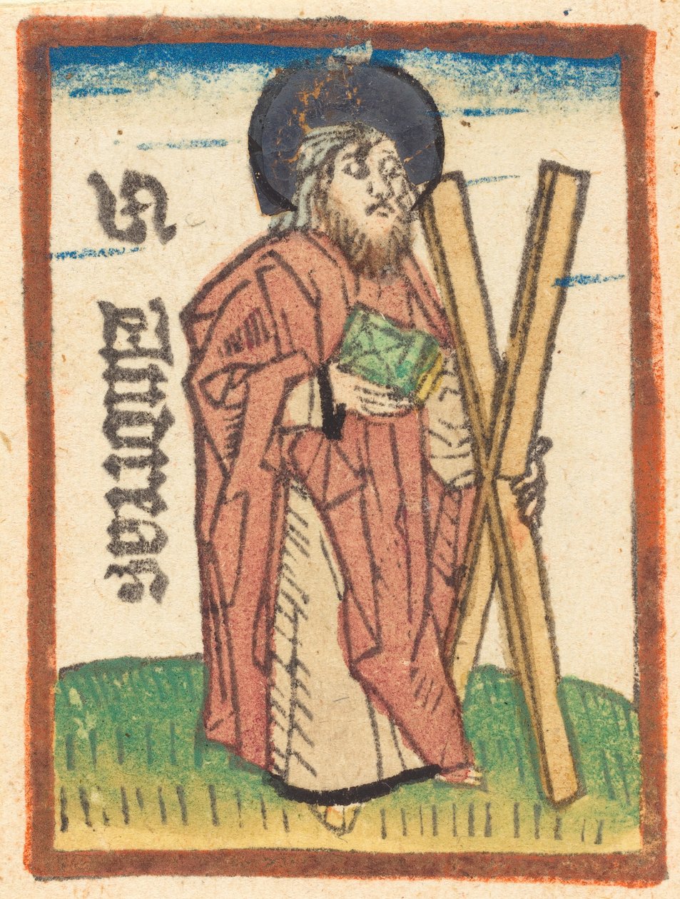 Heiliger Andreas, ca. 1480 von Unbekannt