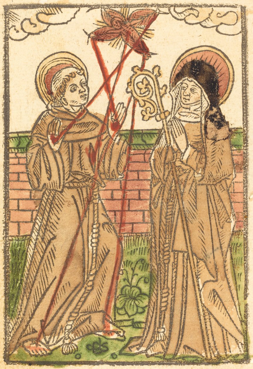 Sankt Franziskus und Sankt Clara von Unbekannt