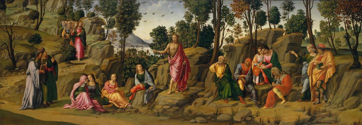 Johannes der Täufer bezeugt, ca. 1506-7 von Unbekannt