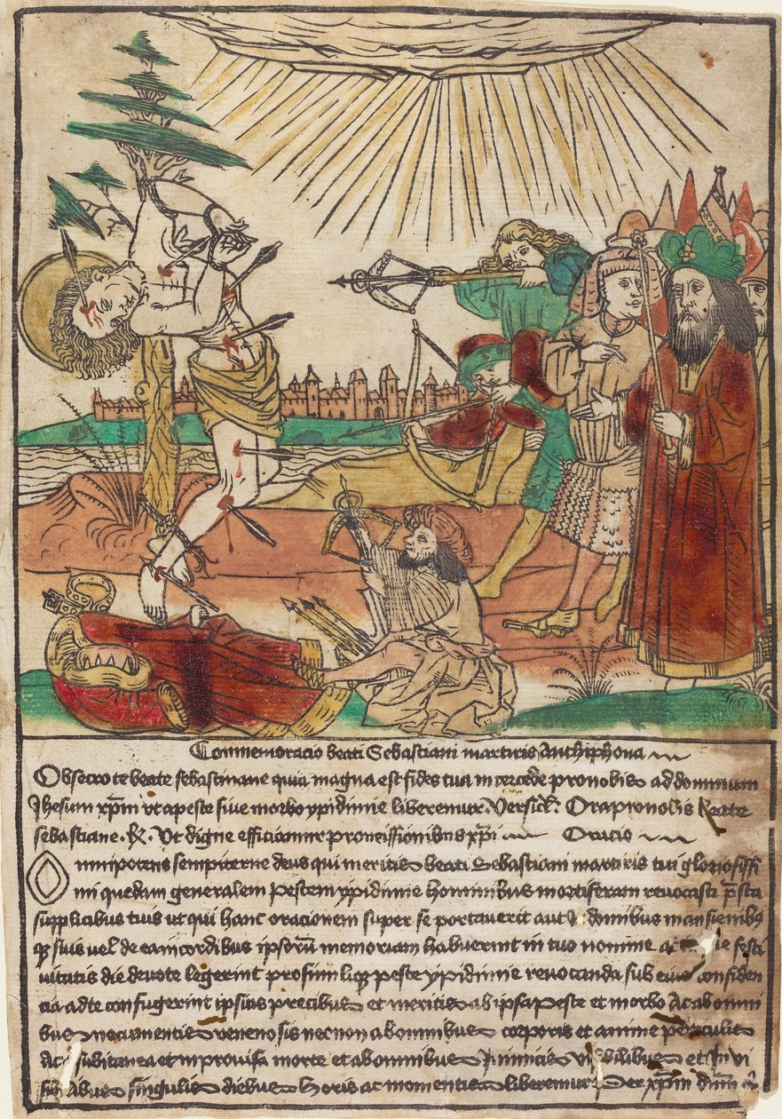 Der heilige Sebastian von Unbekannt