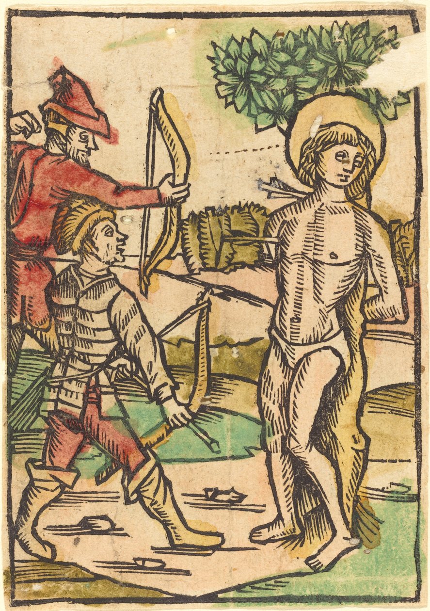 Heiliger Sebastian, ca. 1490 von Unbekannt