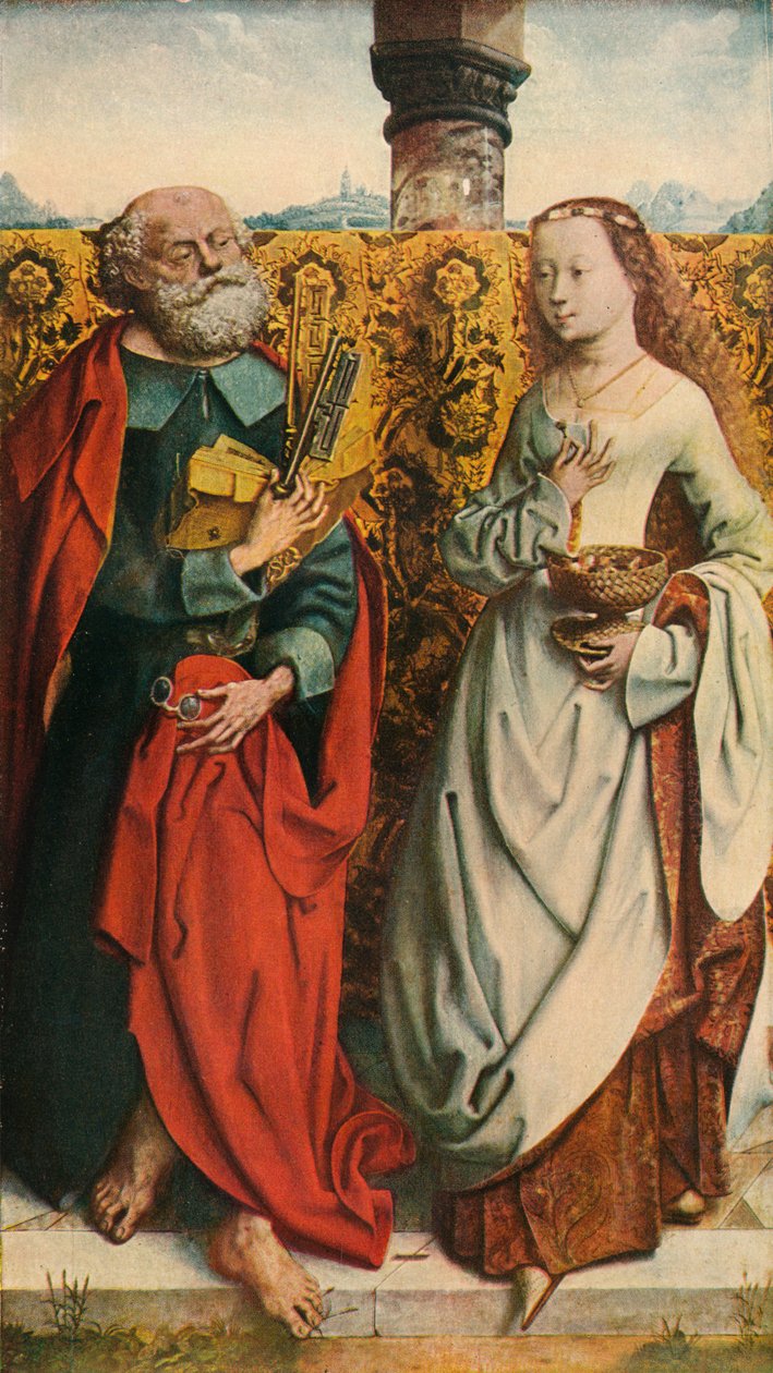 Heilige Peter und Dorothea von Unbekannt
