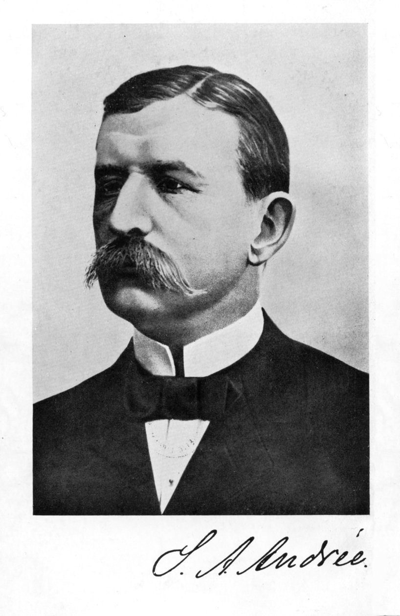 Salomon August Andree, schwedischer Ingenieur und Aeronaut, 1931 von Unbekannt