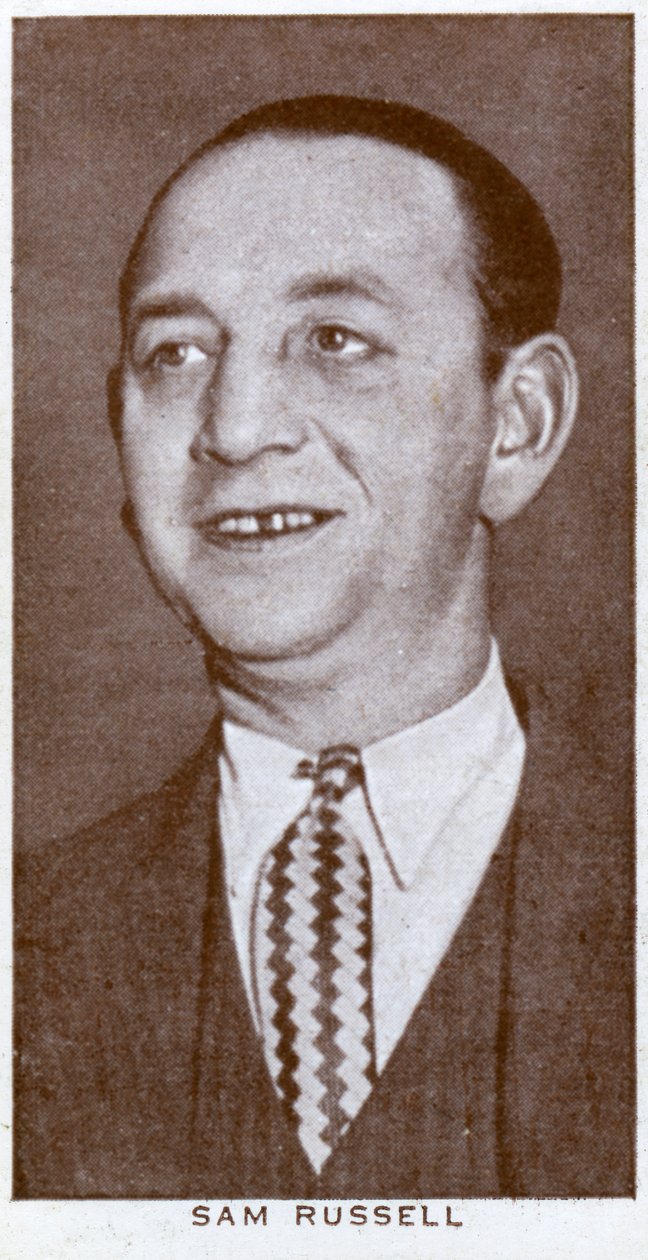 Sam Russell, britischer Boxmanager, 1938 von Unbekannt