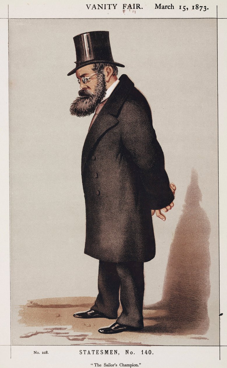 Samuel Plimsoll, englischer Sozialreformer von Unbekannt