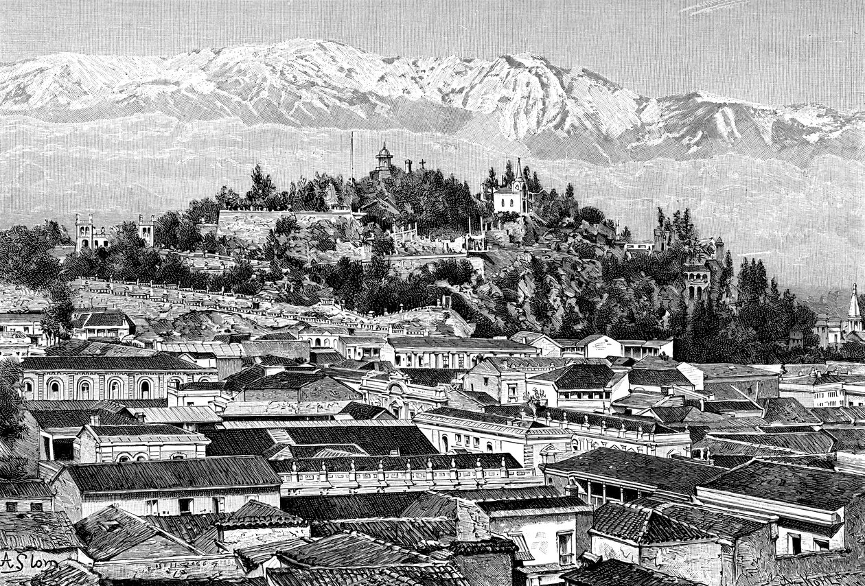 Santiago, Chile, 1895 von Unbekannt