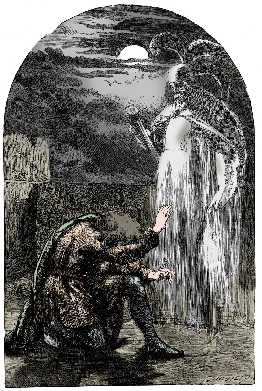 Szene aus Shakespeares Hamlet von Unbekannt