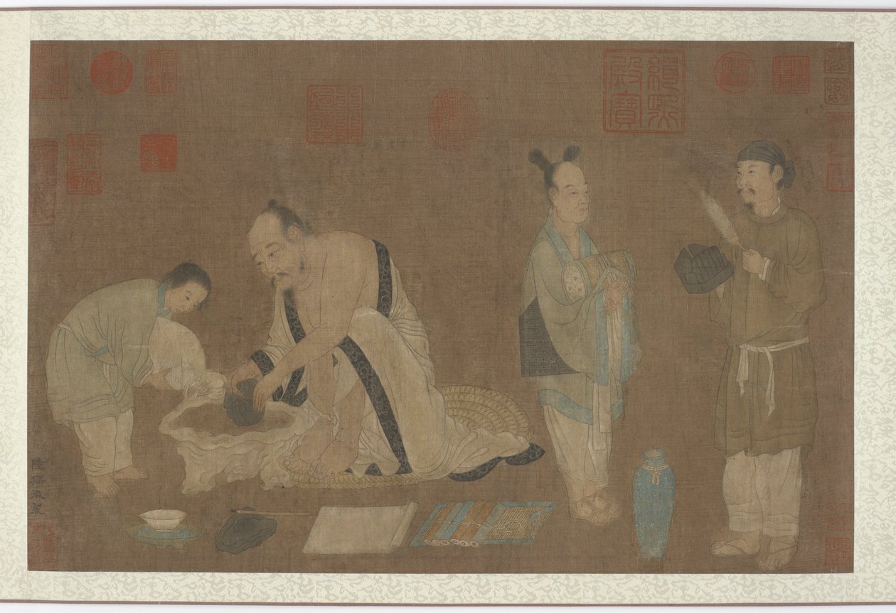 Gelehrter und Begleiter, Ming-Dynastie, 1368-1644 von Unbekannt