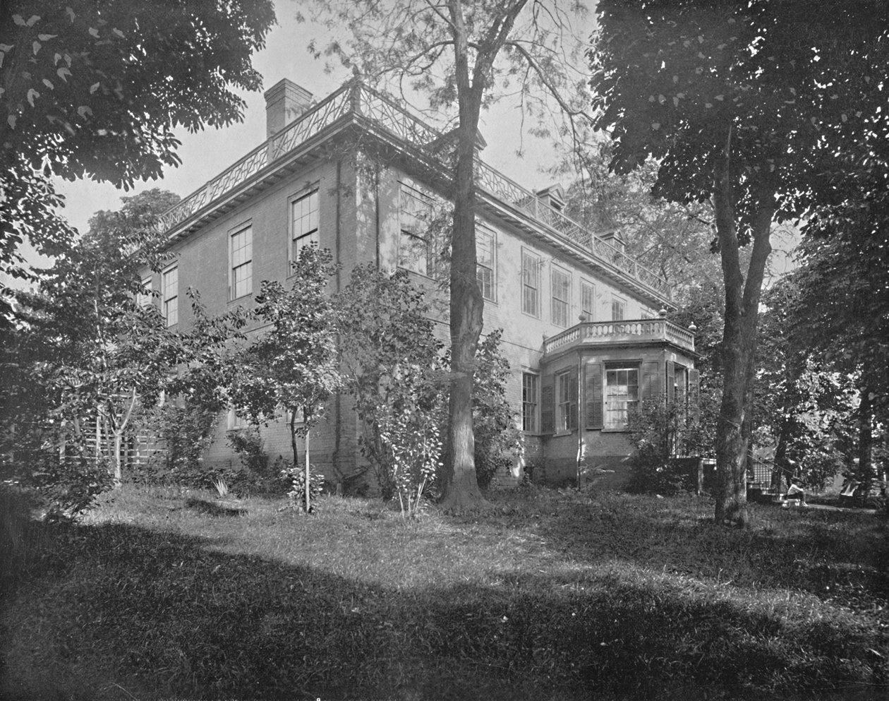 Schuyler Mansion, Albany, New York, um 1897 von Unbekannt