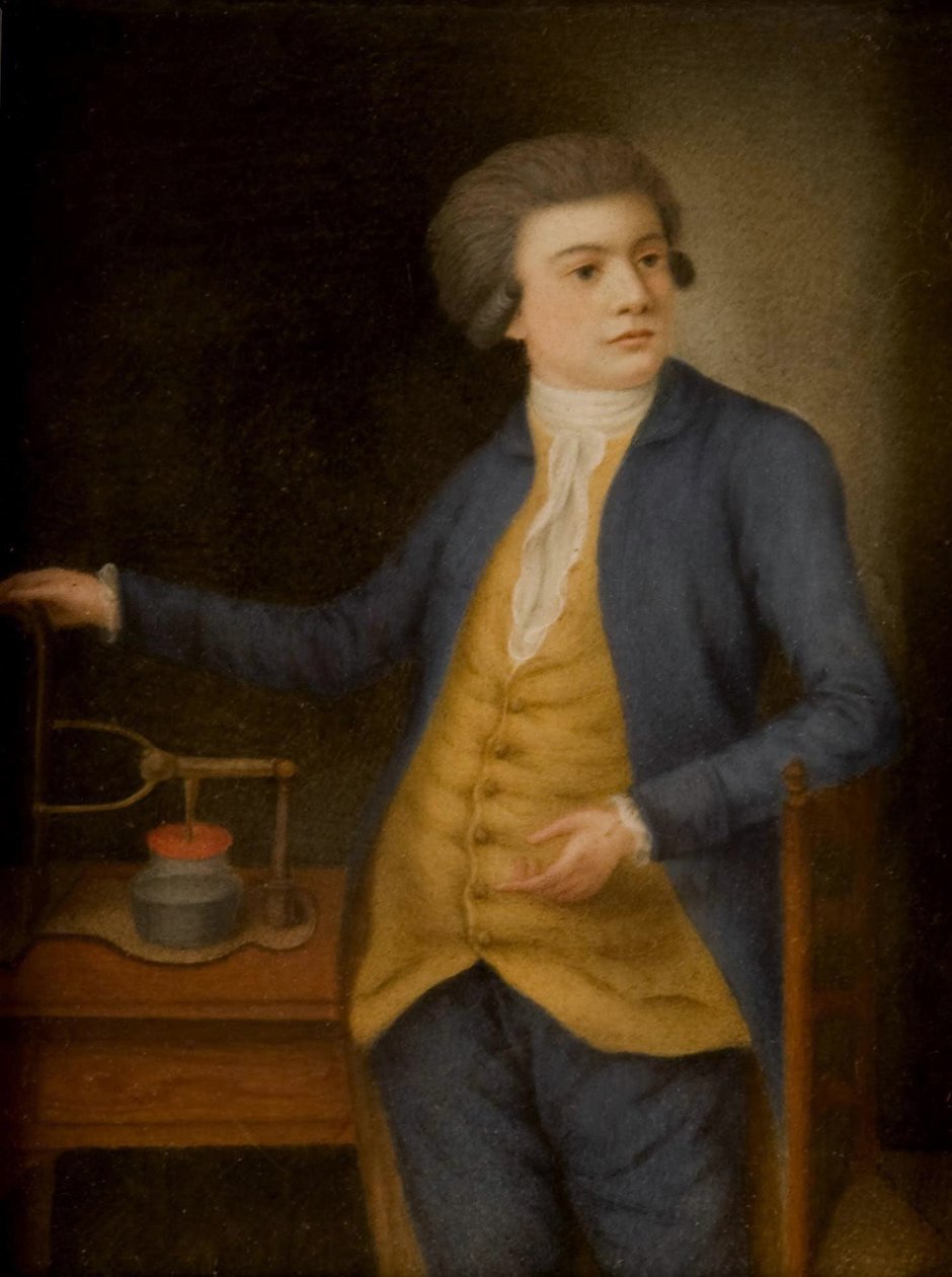 Wissenschaftler mit einem elektrischen Instrument, 1780er Jahre von Unbekannt