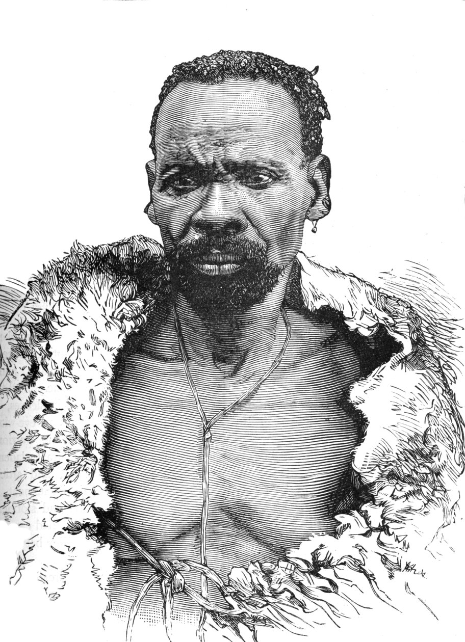 Sekukuni, um 1880 von Unbekannt