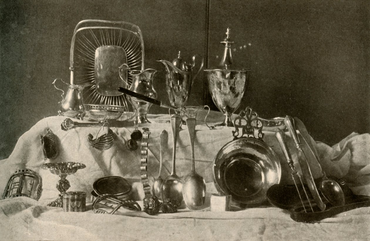 Silber des siebzehnten Jahrhunderts, um 1937 von Unbekannt