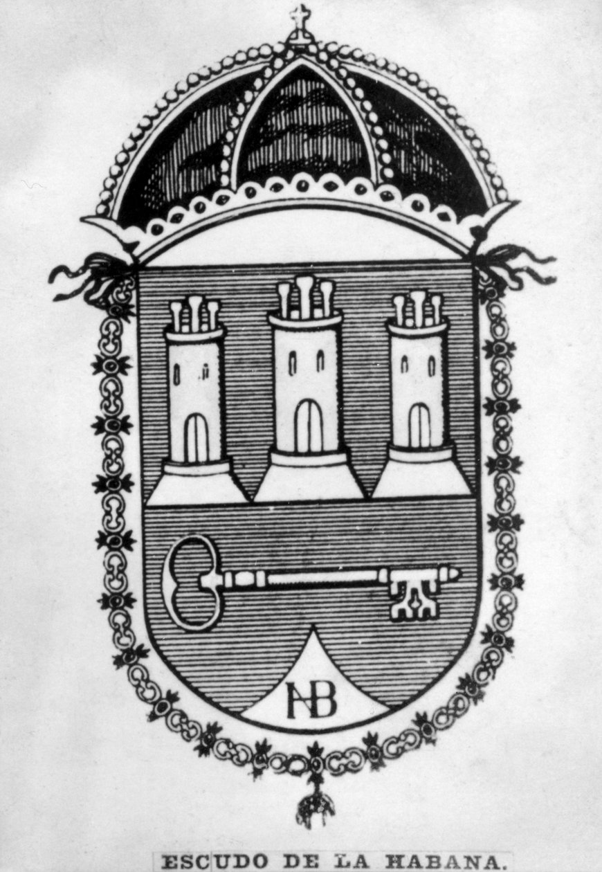 Schild von Havanna, 1692 von Unbekannt