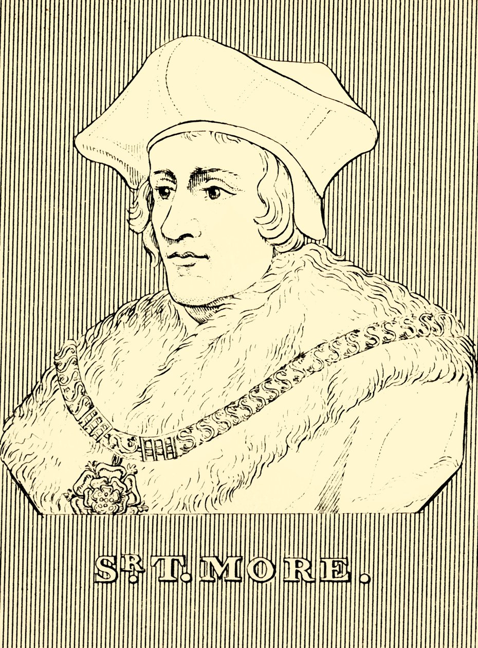 Sir T. More, 1478-1535, 1830 von Unbekannt