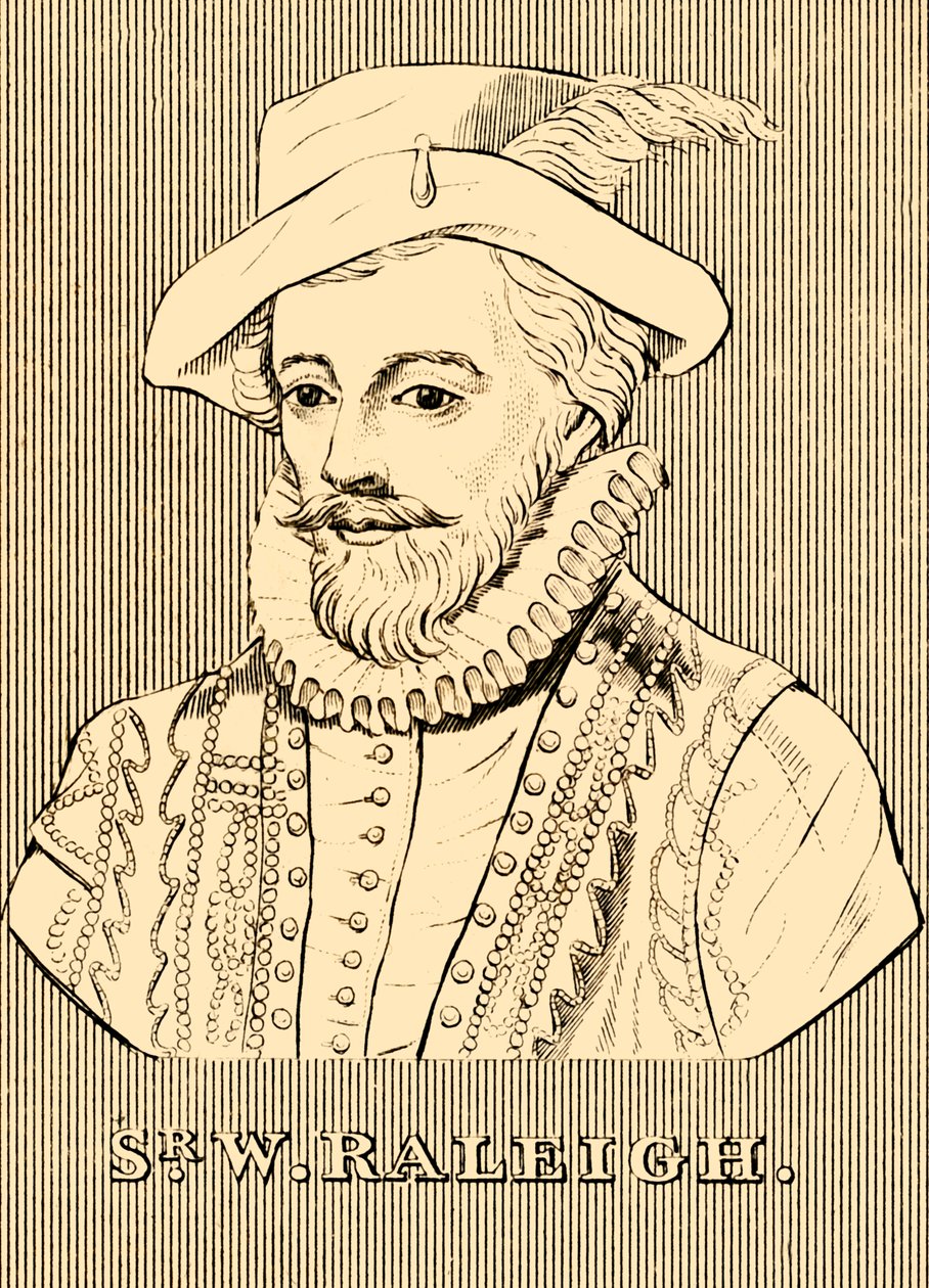 Sir W. Raleigh, ca. 1552-1618, 1830 von Unbekannt
