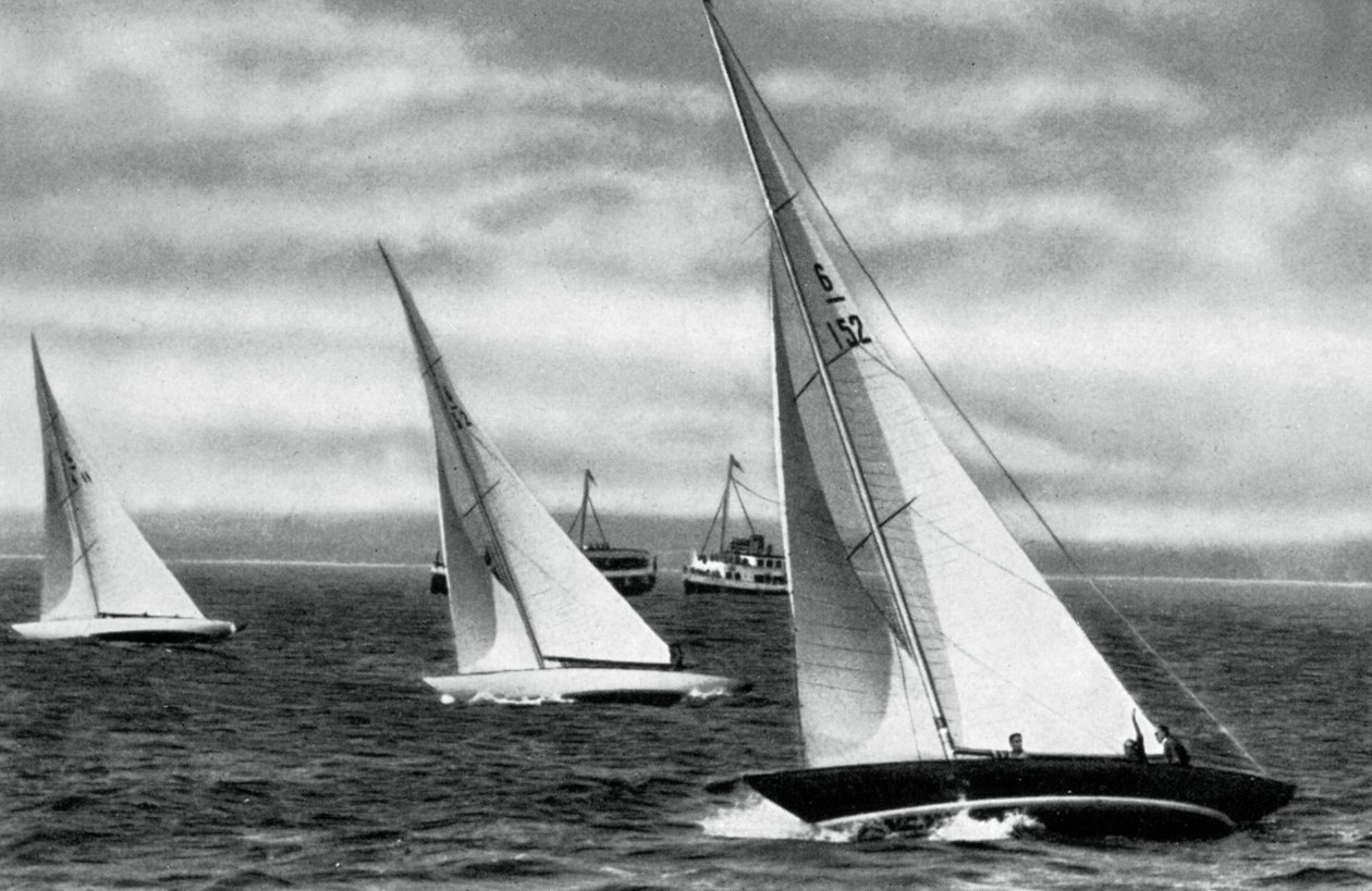Sechs-Meter-R-Klasse Segeln, Olympische Spiele Berlin von Unbekannt