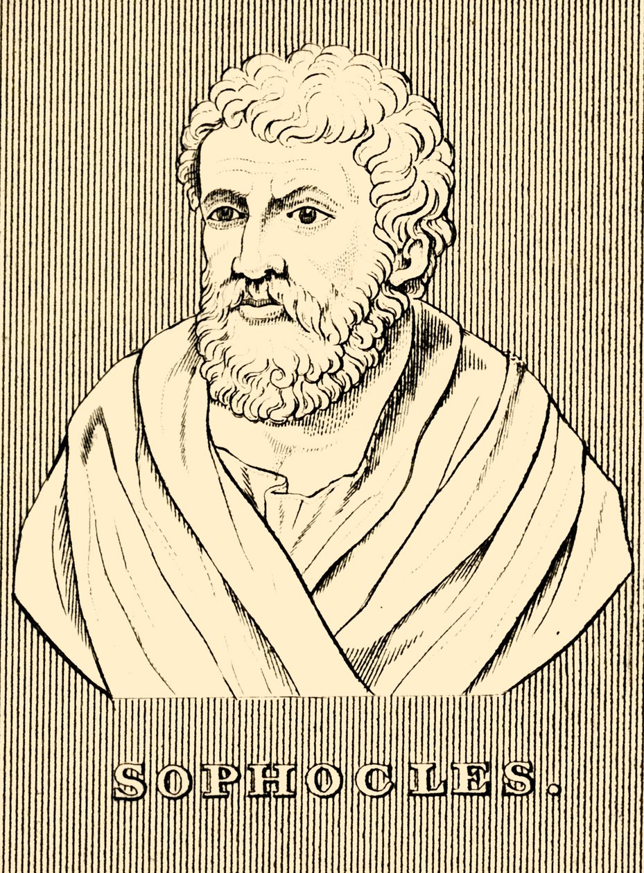 Sophokles, um 497-405 v. Chr. von Unbekannt