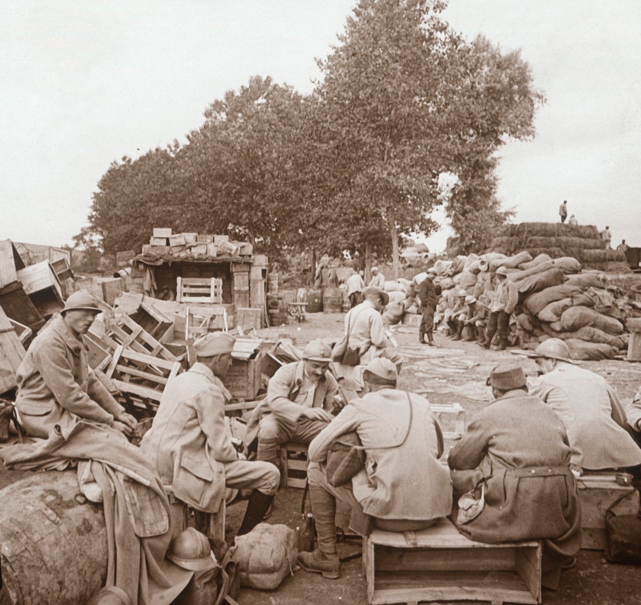 Suppe, Genicourt, Nordfrankreich von Unbekannt