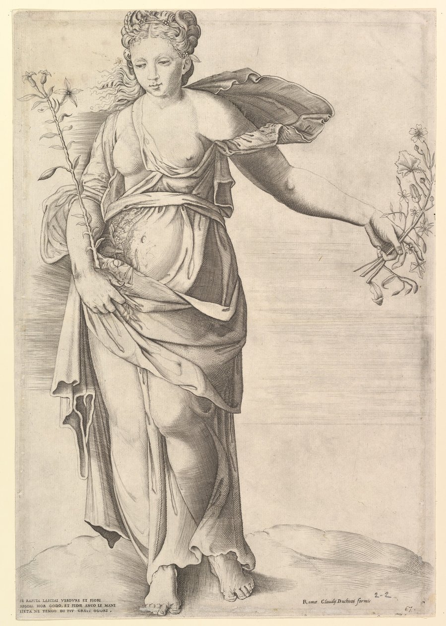 Speculum Romanae Magnificentiae: Flora, Mitte des 16. Jahrhunderts von Unbekannt