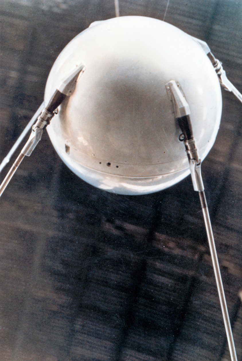 Sputnik 1, russischer Satellit, 1957 von Unbekannt