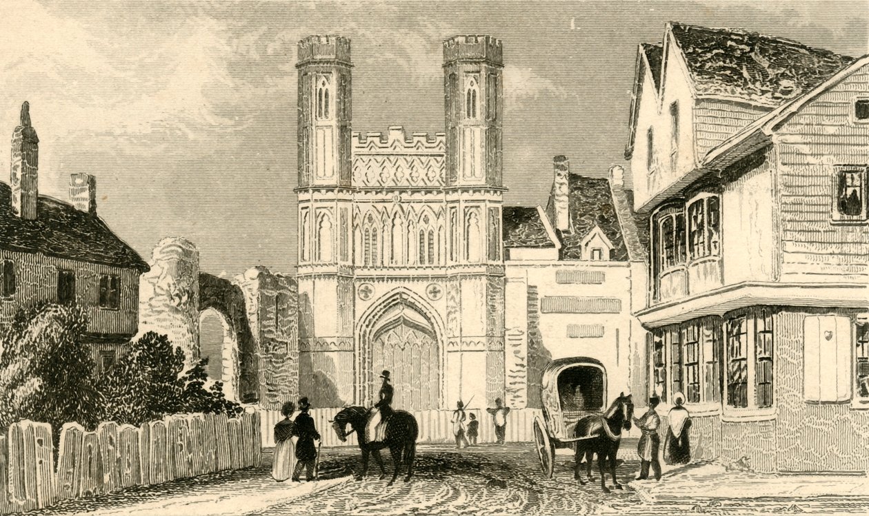 St. Augustines Tor, Canterbury. Kent, ca. 1835 von Unbekannt