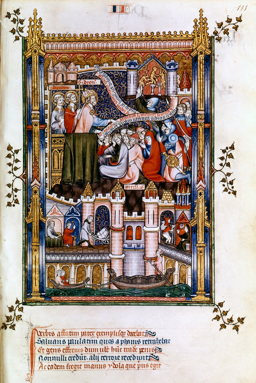 St. Denis predigt, 1317 von Unbekannt