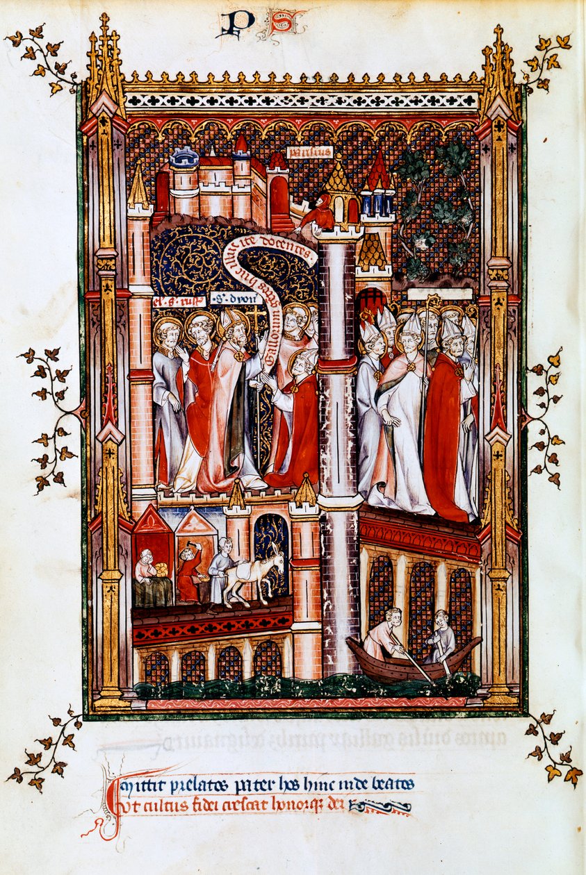 St. Denis entsendet Missionare, 1317 von Unbekannt
